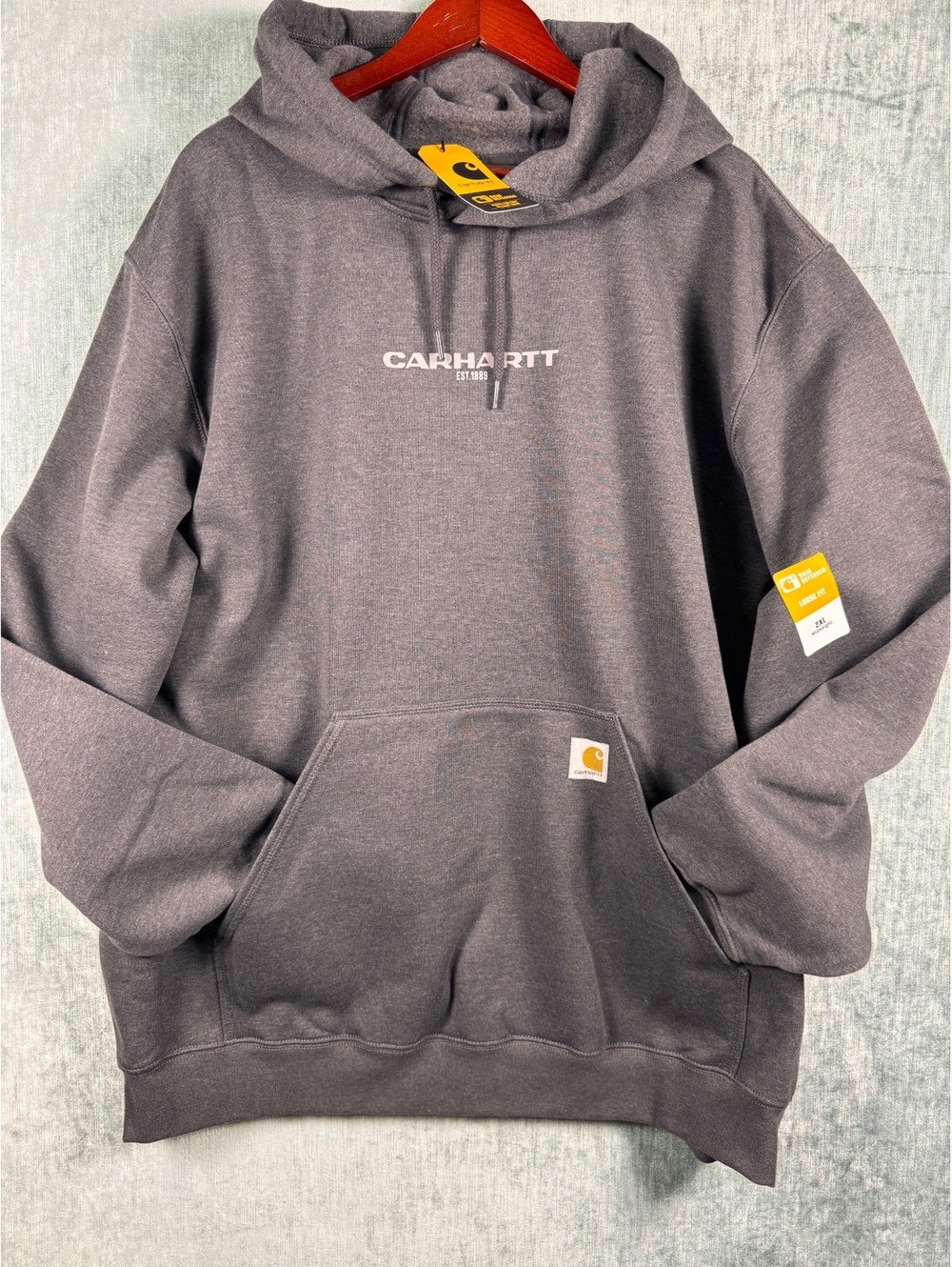 Carhartt Rain Defender 1889 hoodie men’s 2XL NWT Gray